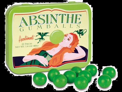 Halloween Candy Gifts Absinthe Bubblegum Candy